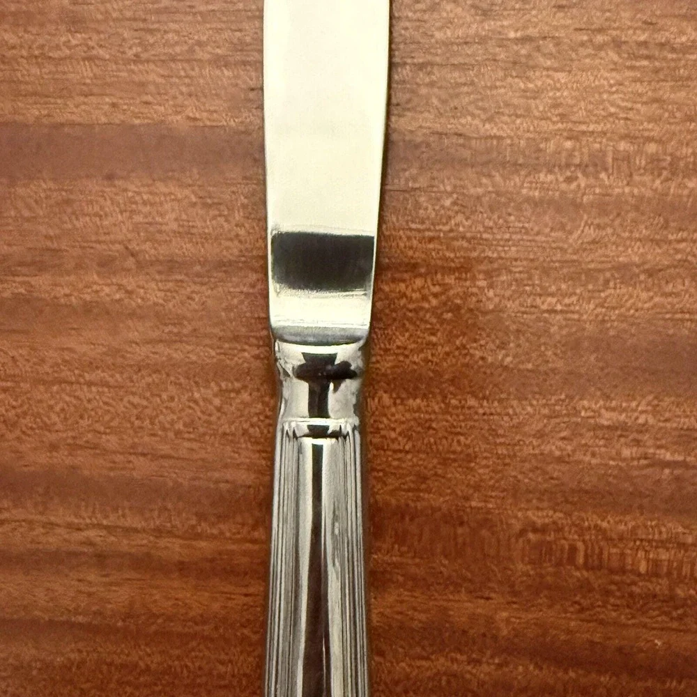 Oneida‎ OMNIA Dinner Knives 18/10 Stainless Gloss Double Outline 9 3/8